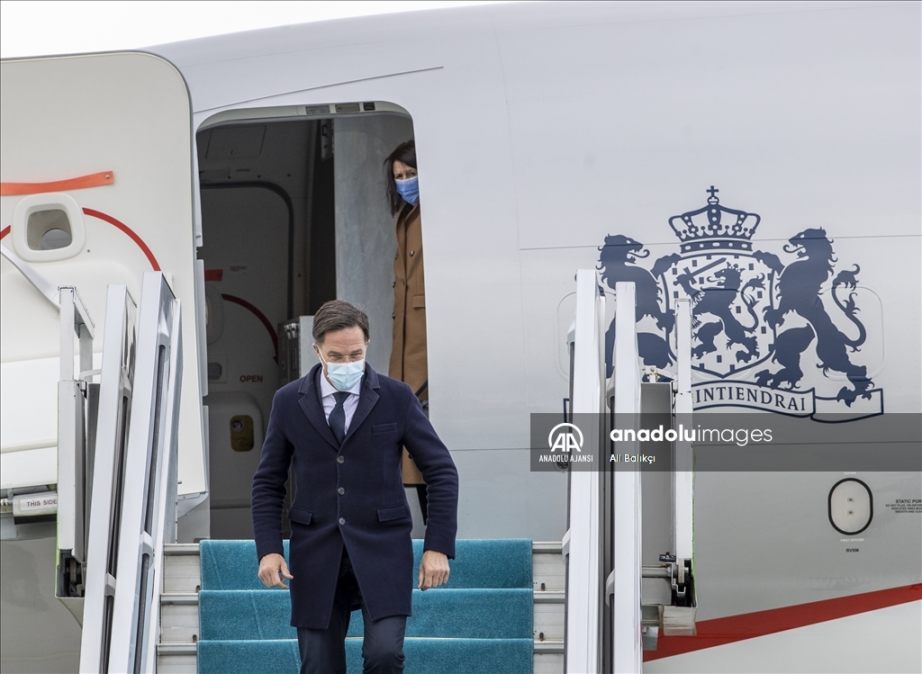 Hollanda Başbakanı Mark Rutte Ankara'ya geldi