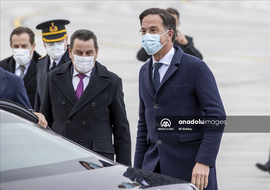 Hollanda Başbakanı Mark Rutte Ankara'ya geldi