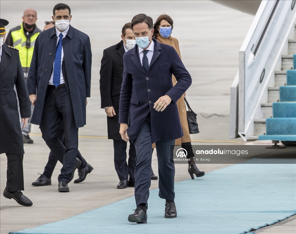 Hollanda Başbakanı Mark Rutte Ankara'ya geldi