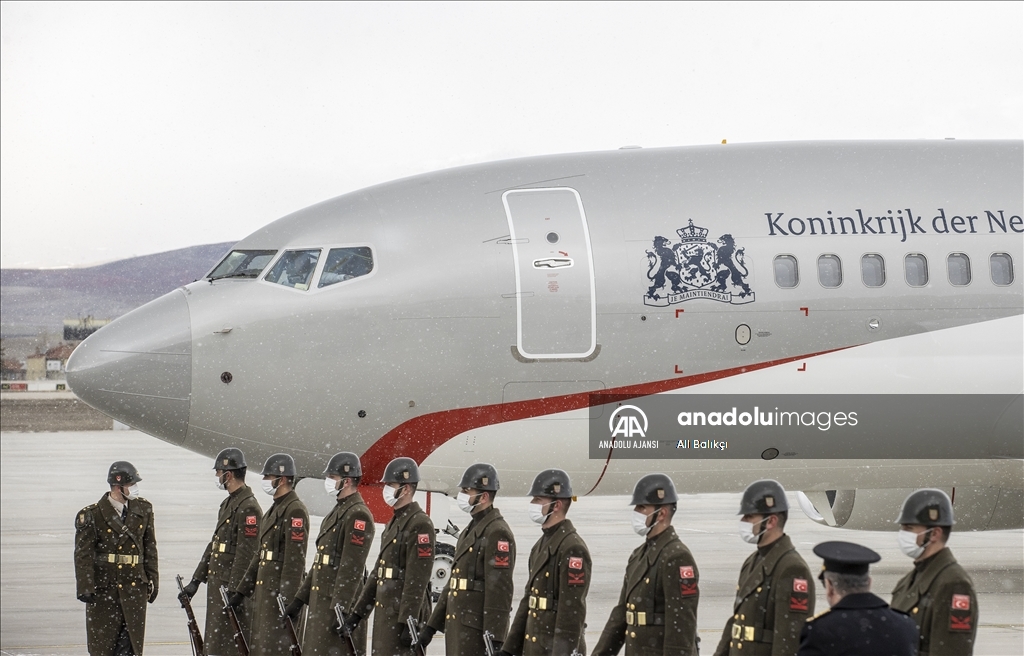 Hollanda Başbakanı Mark Rutte Ankara'ya geldi
