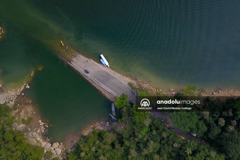 El embalse de Topocoro en Santander, Colombia
