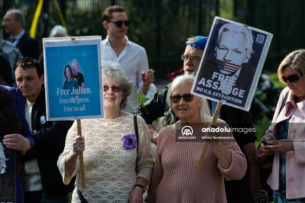 Julian Assange Marries Stella Moris in Belmarsh Prison in London