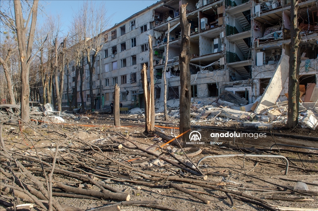 Rusya saldırısı altındaki Harkiv kenti​​​​​​​