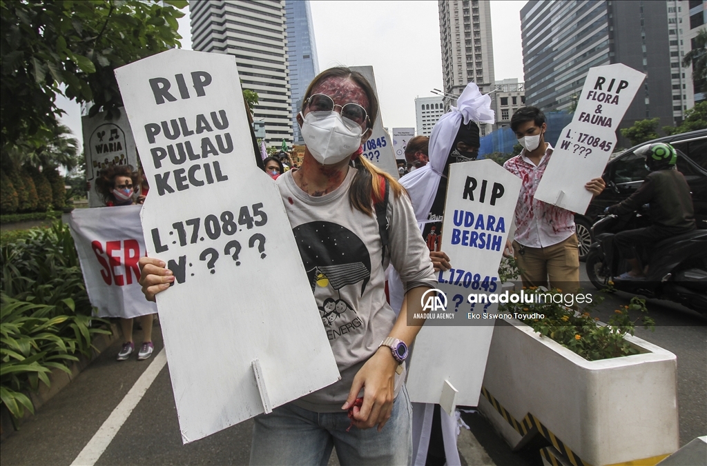 Demonstrasi desak isu perubahan iklim jadi prioritas utama dalam pertemuan  G20 - Anadolu Ajansı