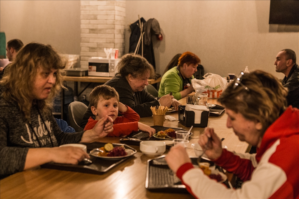 Refuge center in Dnipro