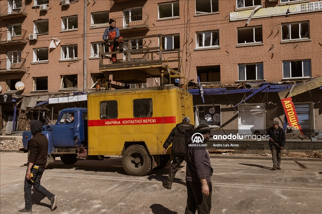 Rusya'nın saldırıları altındaki Ukrayna