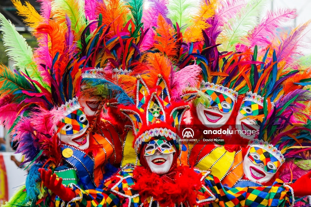 El colorido desfile del Carnaval de Barranquilla en Colombia