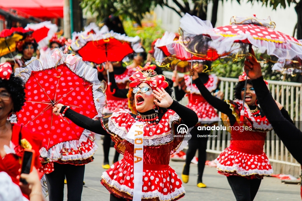 El colorido desfile del Carnaval de Barranquilla en Colombia