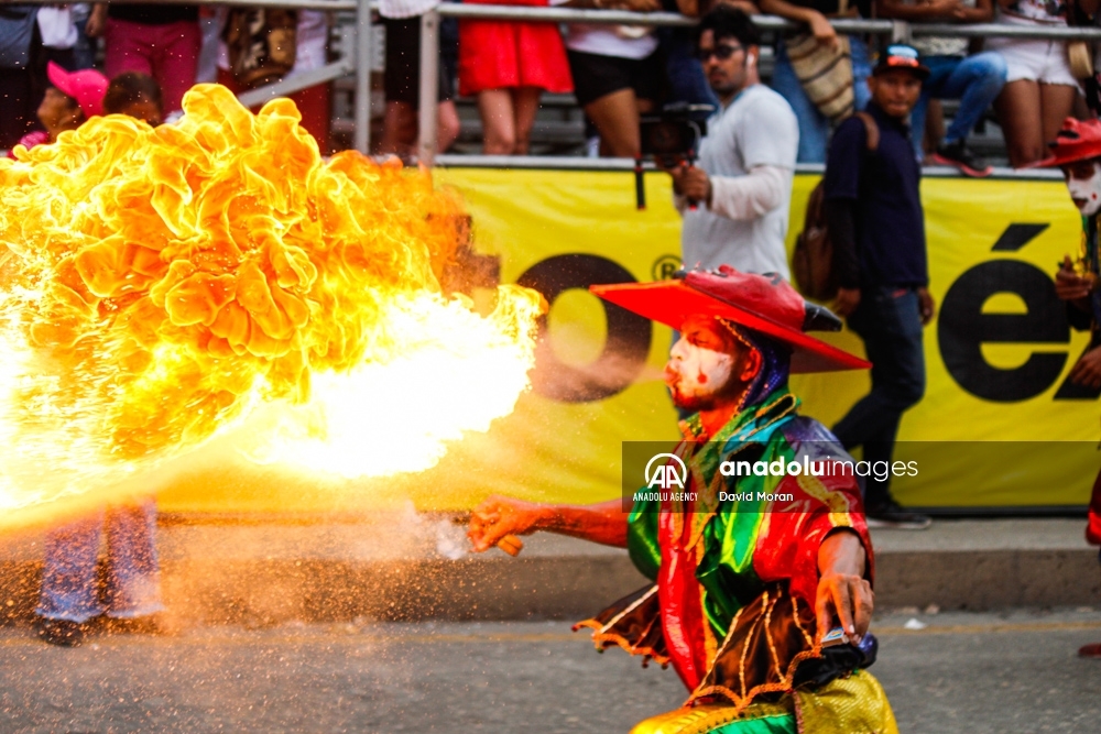 El colorido desfile del Carnaval de Barranquilla en Colombia