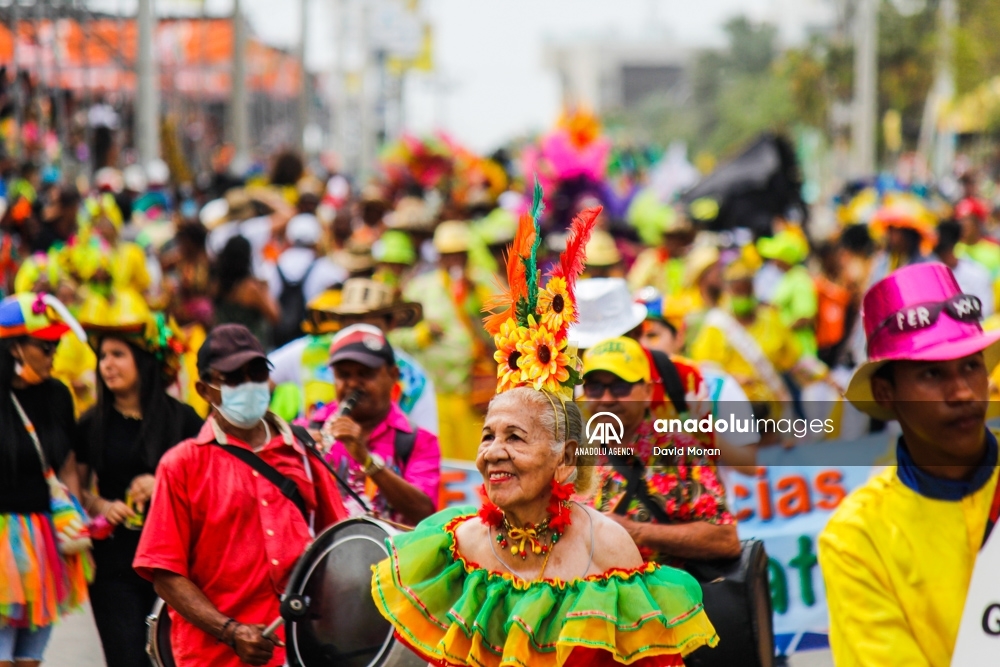 El colorido desfile del Carnaval de Barranquilla en Colombia