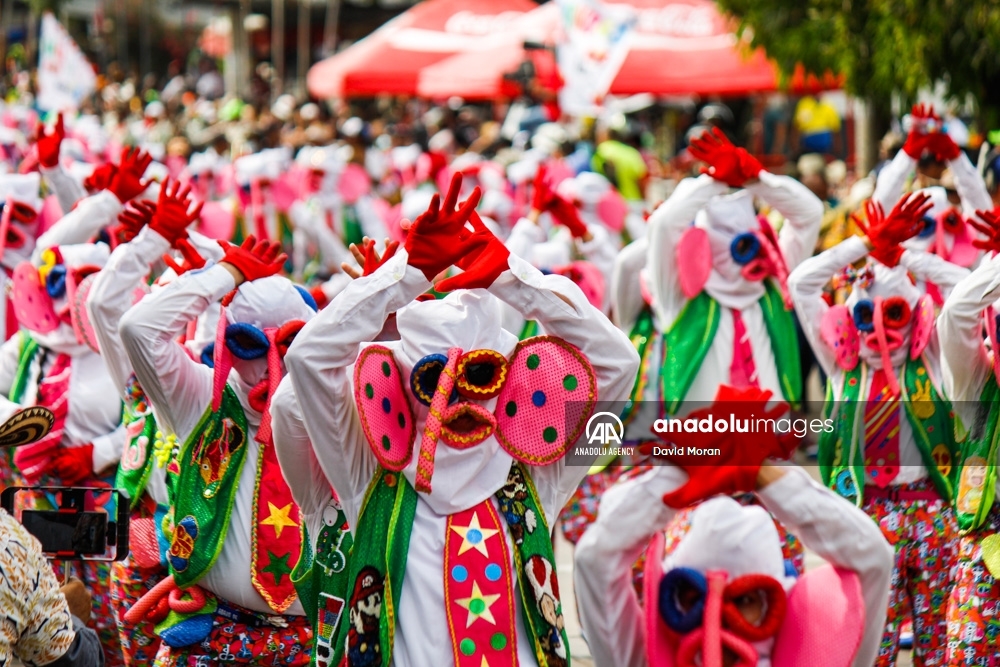 El colorido desfile del Carnaval de Barranquilla en Colombia