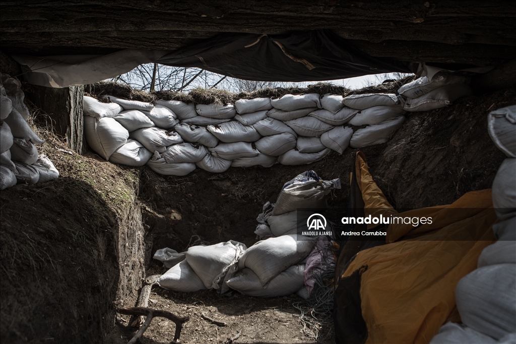 Ukraynalı gönüllüler Zaporijya kentinde askeri eğitim alıyor