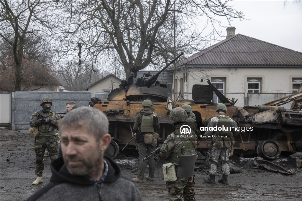 Rusya saldırıları altındaki Ukrayna'daki Nova Basan köyü çatışmalardan zarar gördü