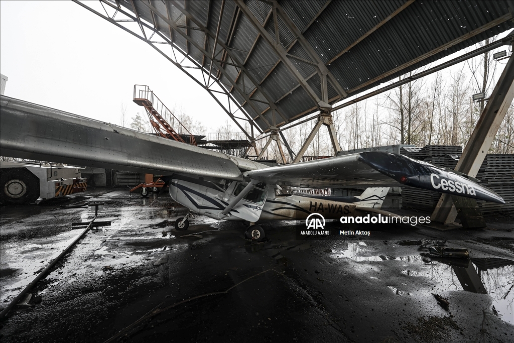 Rusya'nın vurduğu Ukrayna'daki Antonov uçak tesisi