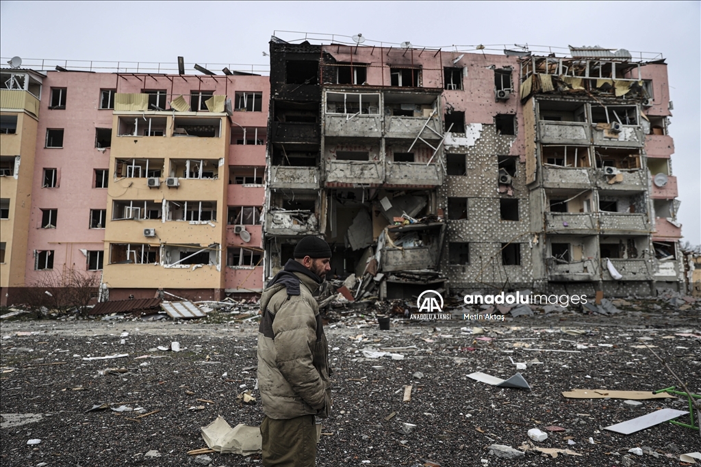 Rusya'nın saldırısı altındaki Ukrayna