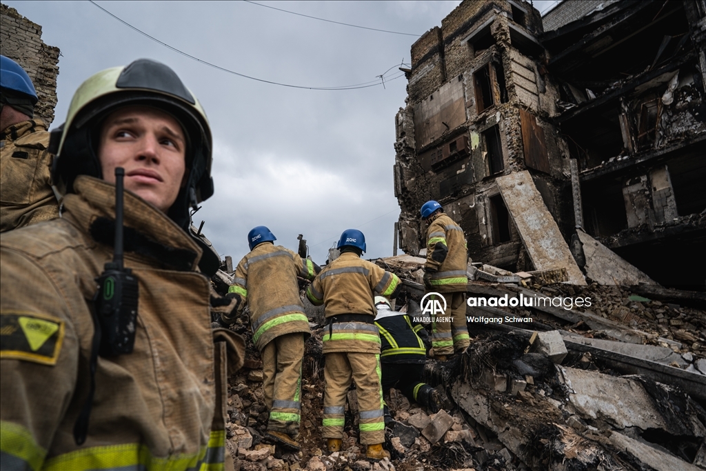 Kota Borodyanka di Ukraina hancur akibat invasi Rusia