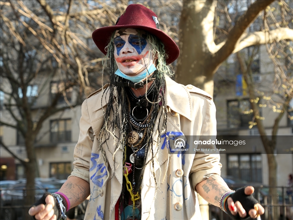 Homeless New Yorkers protest Eric Adams