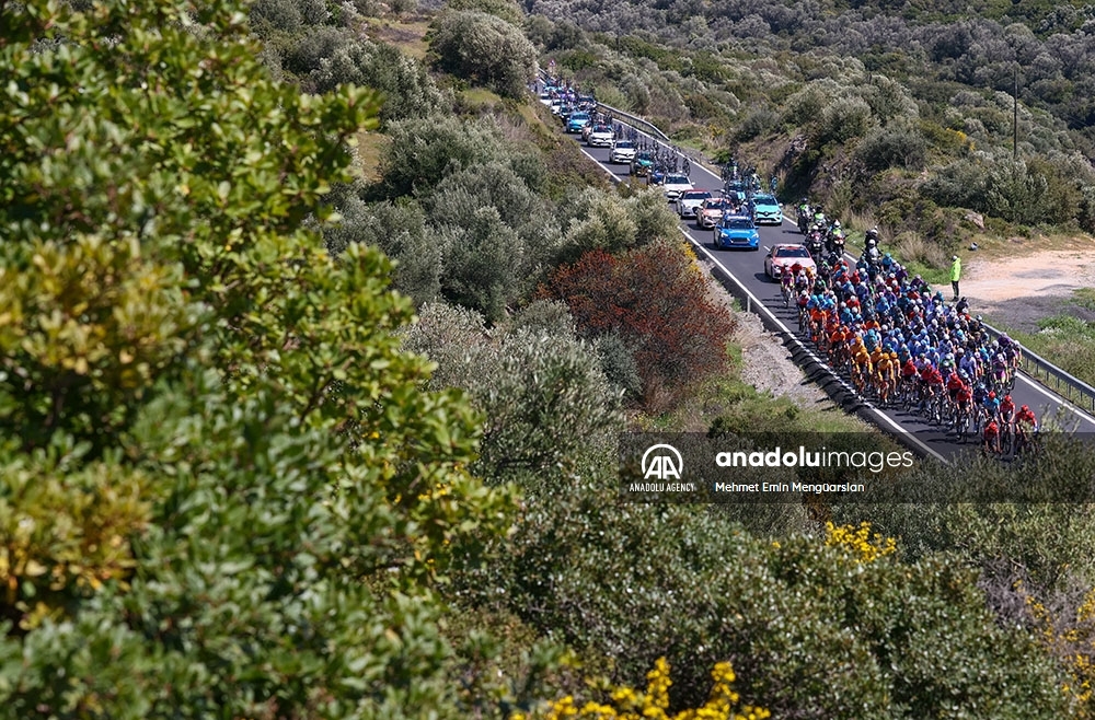 Segunda etapa de 158 kilómetros, entre Selcuk (Efeso) y Alacati, de la edición 57 del Tour de Turquía 