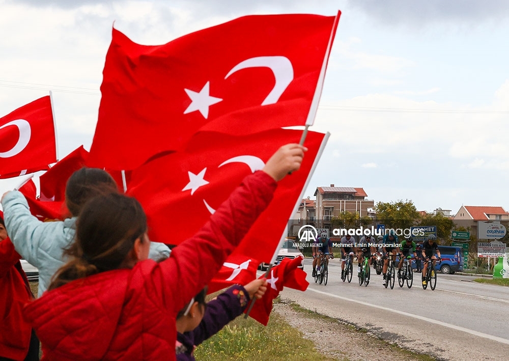 Segunda etapa de 158 kilómetros, entre Selcuk (Efeso) y Alacati, de la edición 57 del Tour de Turquía 