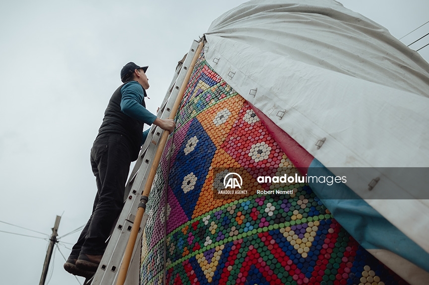 El huevo de Pascua más grande del mundo es exhibido en Eslovaquia