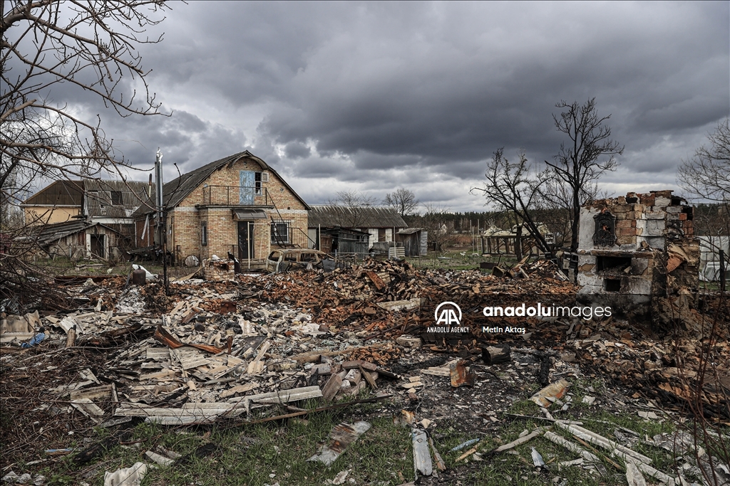 الأناضول ترصد الدمار في قرية