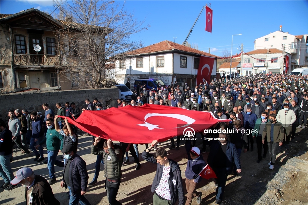 Şehit Piyade Teğmen Kaan Kanlıkuyu, Çankırı'da son yolculuğuna uğurlandı