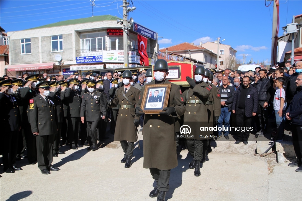 Şehit Piyade Teğmen Kaan Kanlıkuyu, Çankırı'da son yolculuğuna uğurlandı