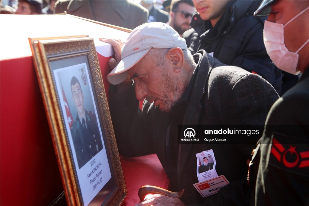 Şehit Piyade Teğmen Kaan Kanlıkuyu, Çankırı'da son yolculuğuna uğurlandı