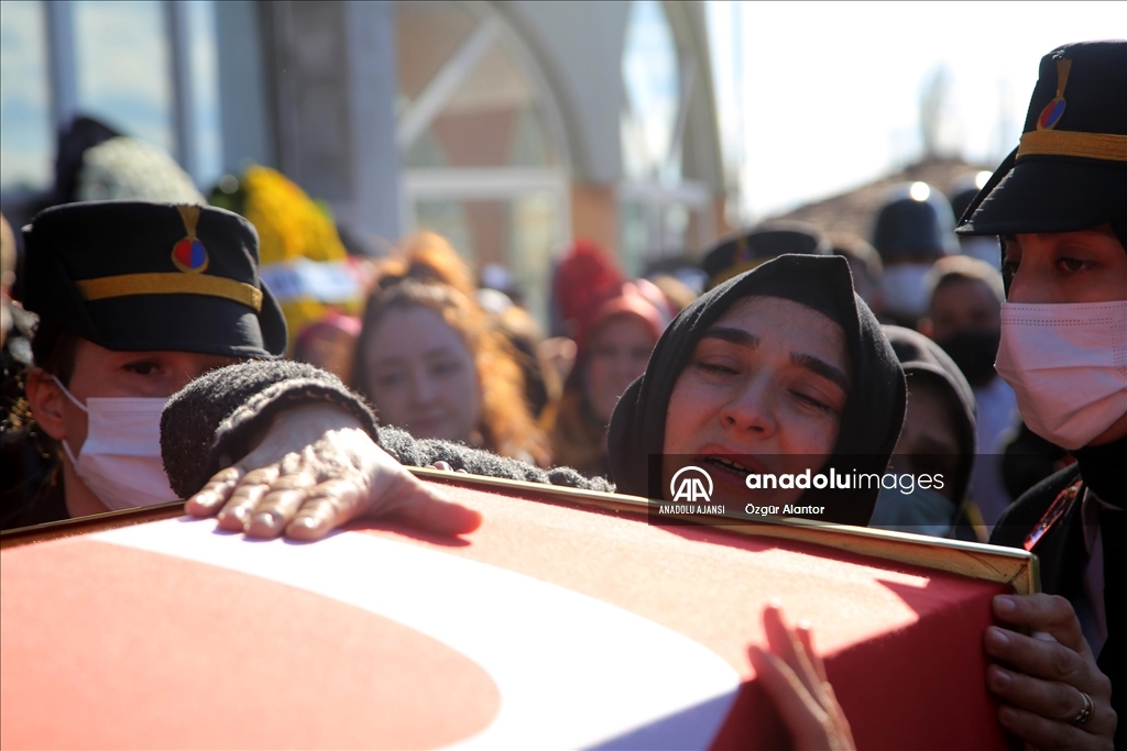 Şehit Piyade Teğmen Kaan Kanlıkuyu, Çankırı'da son yolculuğuna uğurlandı