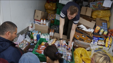 Humanitarian aid center continues to operate in Mariupol 