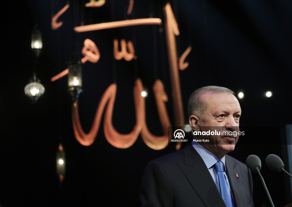 أردوغان يشارك في الحفل الختامي لمسابقة حسن تلاوة القرآن الكريم