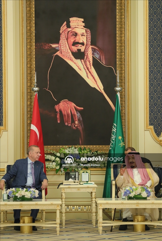 Turkish President Recep Tayyip Erdogan in Saudi Arabia