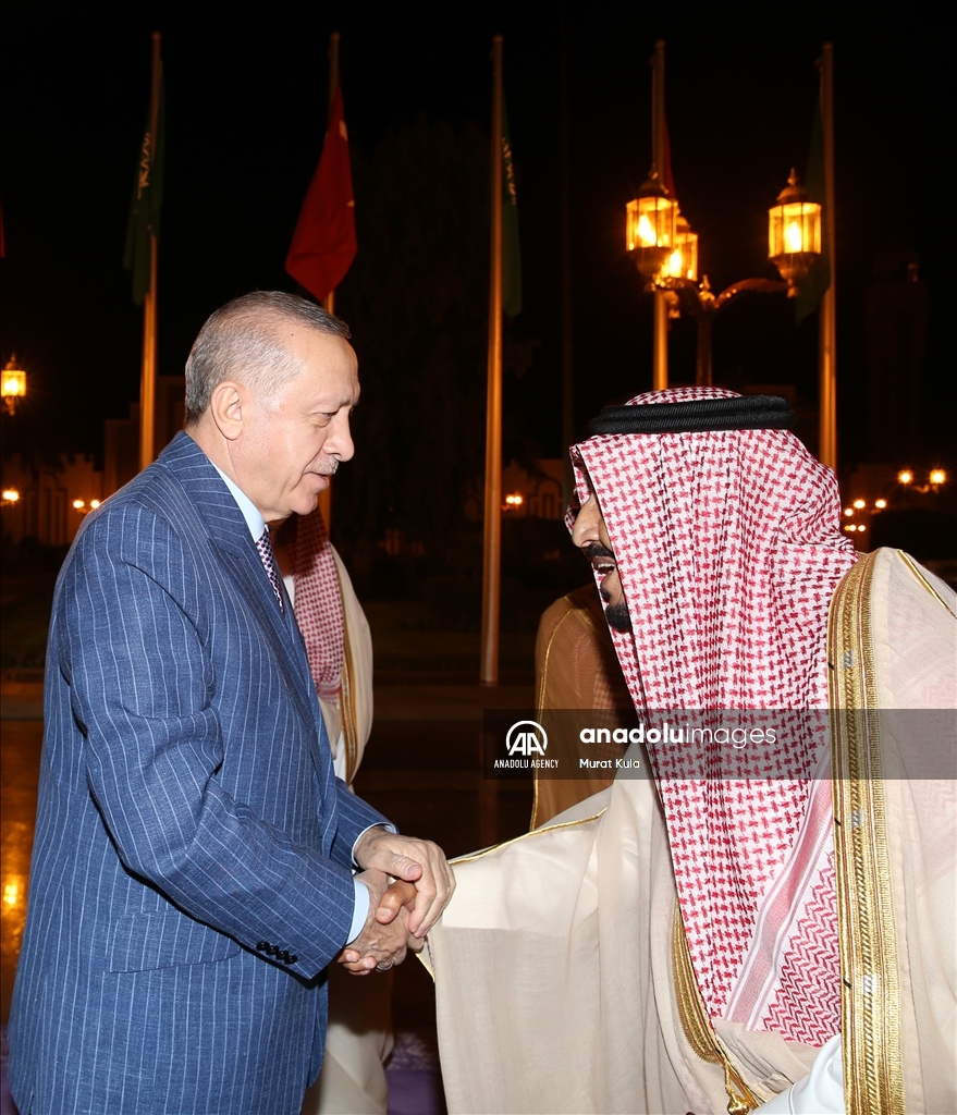 Turkish President Recep Tayyip Erdogan in Saudi Arabia