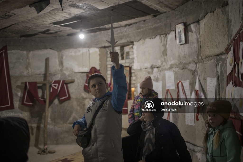 Manastır, savaş mağdurlarının sığınağı oldu
