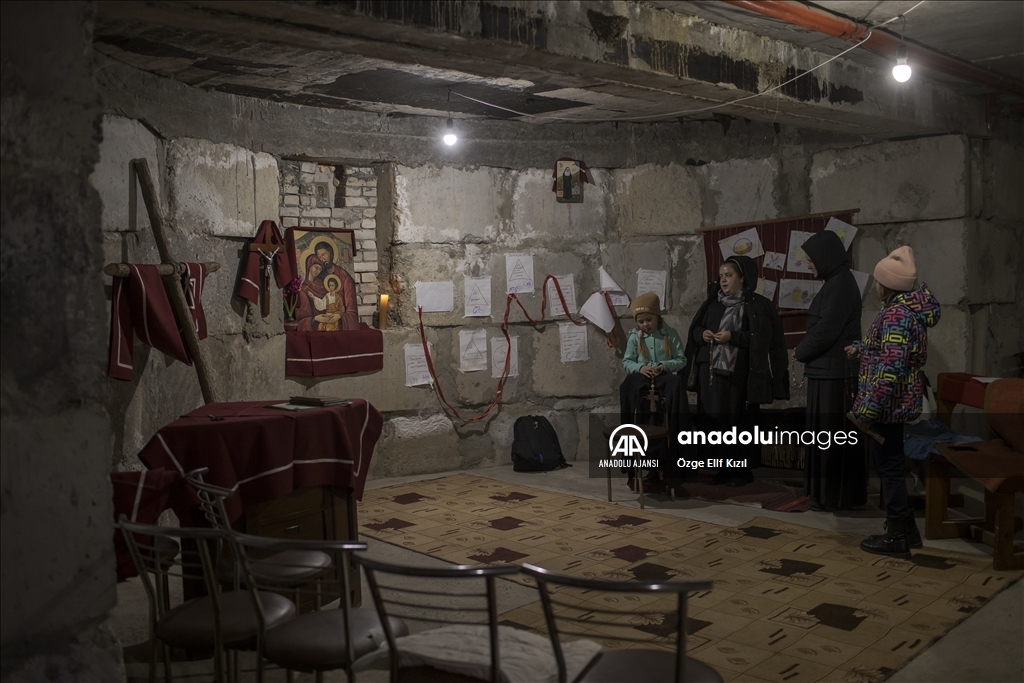 Manastır, savaş mağdurlarının sığınağı oldu