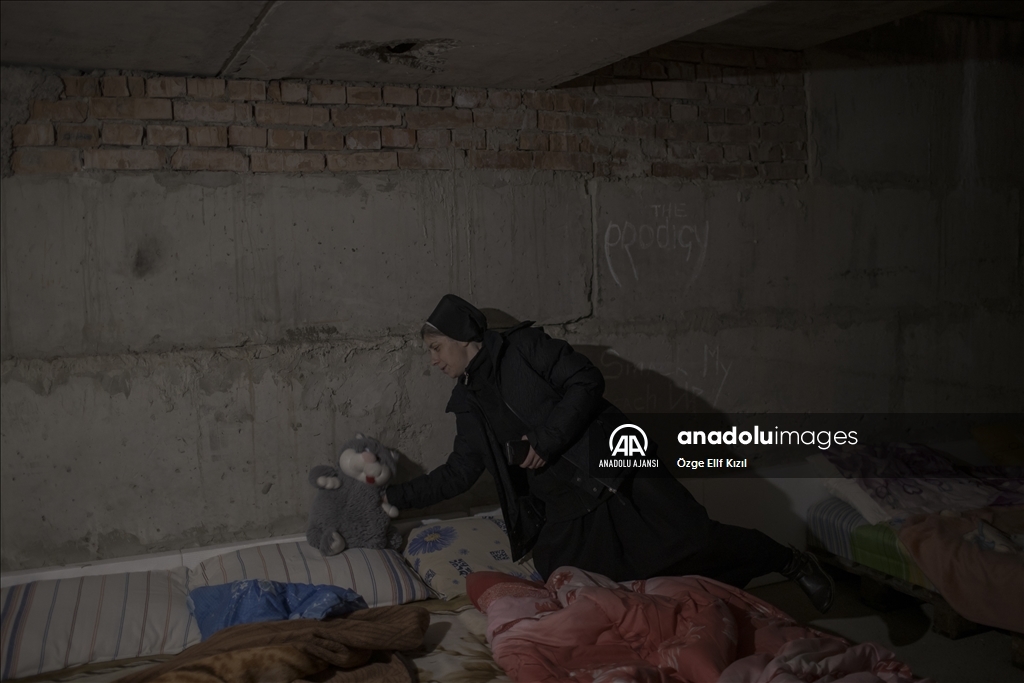 Manastır, savaş mağdurlarının sığınağı oldu