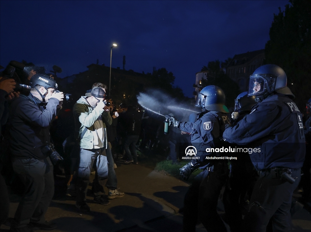 Labor Day protests in Berlin