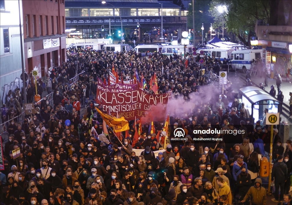 Labor Day protests in Berlin