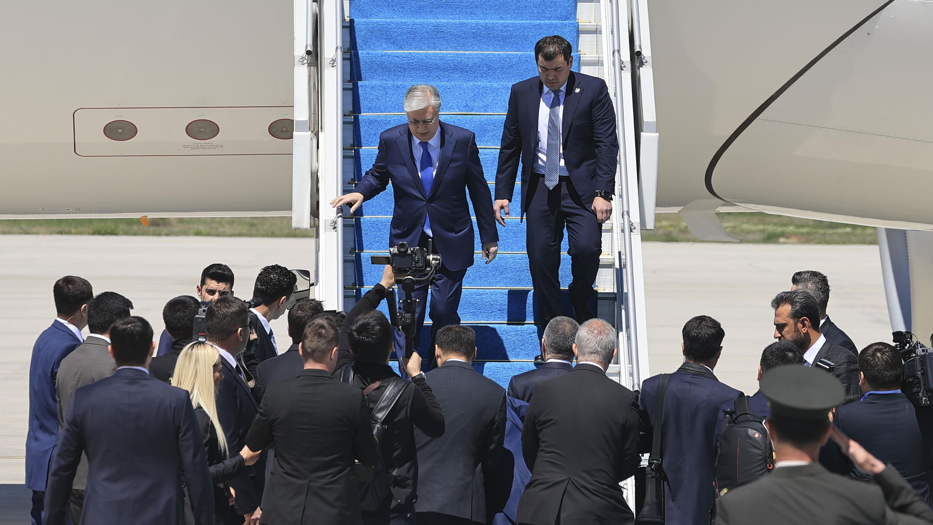 رئیس جمهور قزاقستان وارد آنکارا شد ​​​​​​​