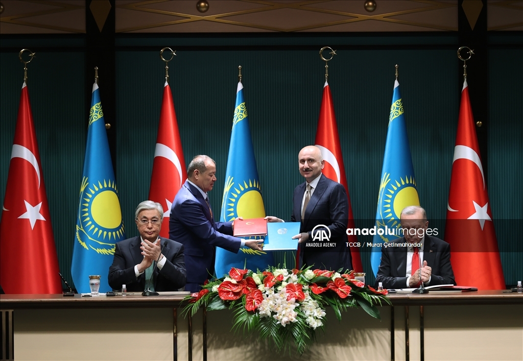 امضای 15 توافقنامه همکاری میان ترکیه و قزاقستان