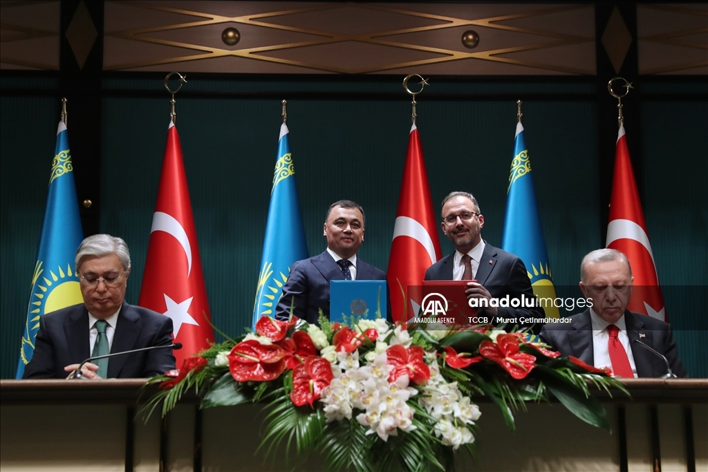 امضای 15 توافقنامه همکاری میان ترکیه و قزاقستان