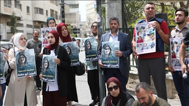 تظاهرات فلسطینیان در اعتراض به قتل خبرنگار توسط اسرائیل