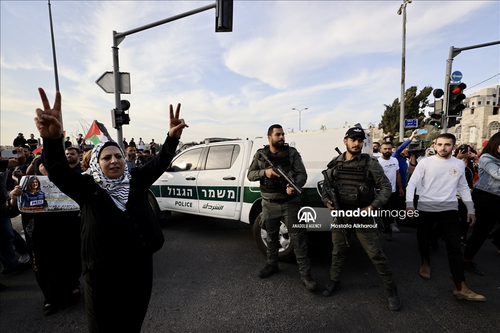 Protest on killing of Al Jazeera journalist : 5 injured in Jerusalem