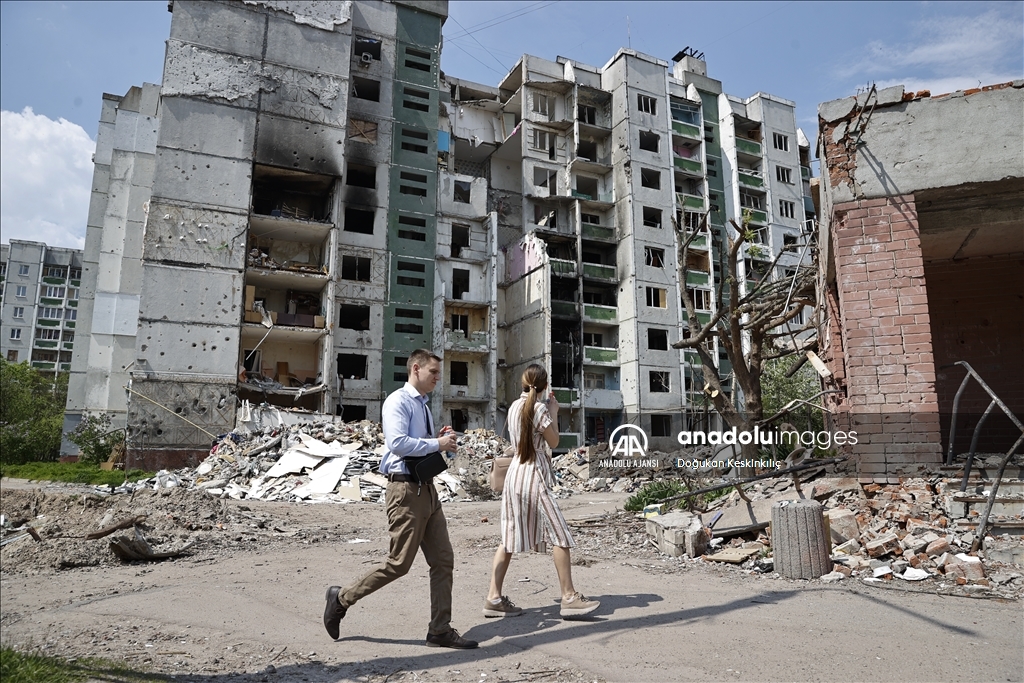 Çernigiv’de savaşın izleri arasında yaşam mücadelesi