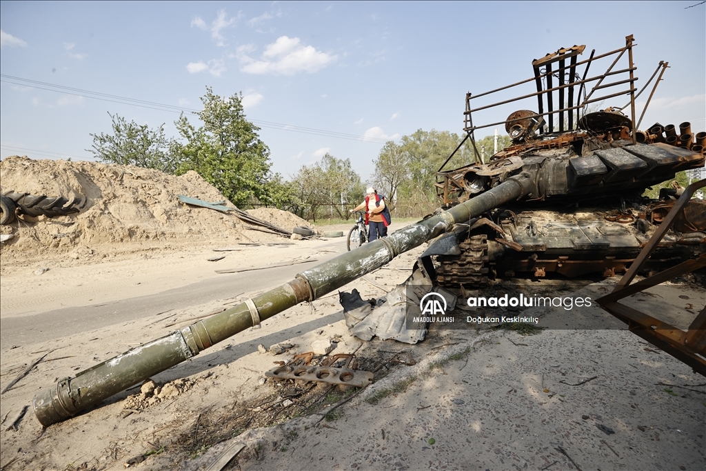 Çernigiv’de savaşın izleri arasında yaşam mücadelesi