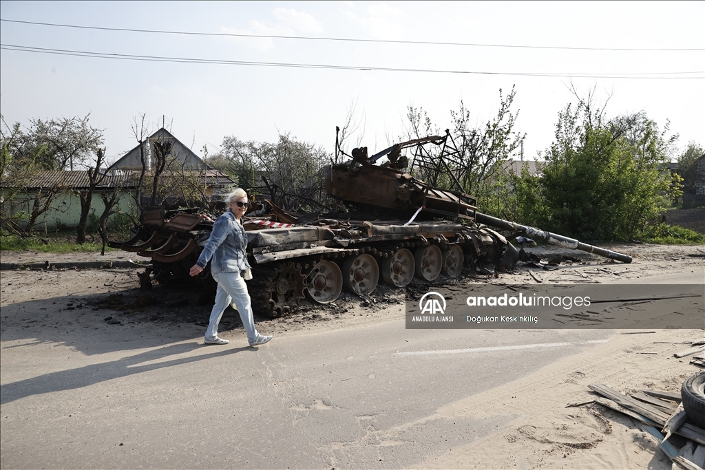 Çernigiv’de savaşın izleri arasında yaşam mücadelesi