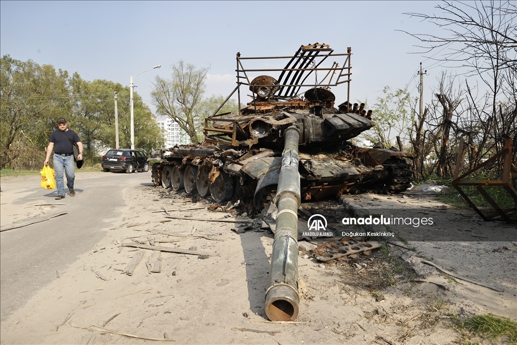 Çernigiv’de savaşın izleri arasında yaşam mücadelesi