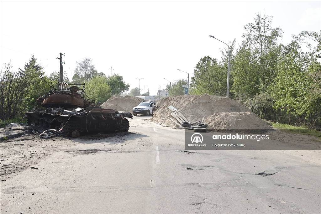 Çernigiv’de savaşın izleri arasında yaşam mücadelesi