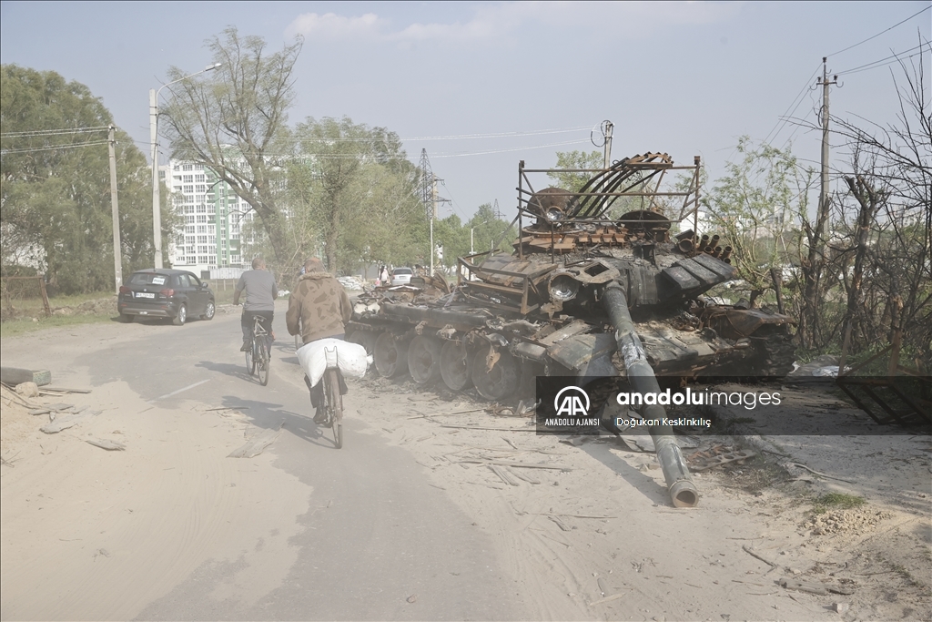 Çernigiv’de savaşın izleri arasında yaşam mücadelesi
