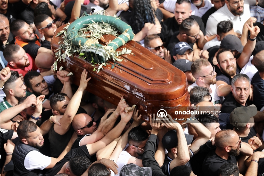 Abu Akleh's funeral procession in East Jerusalem